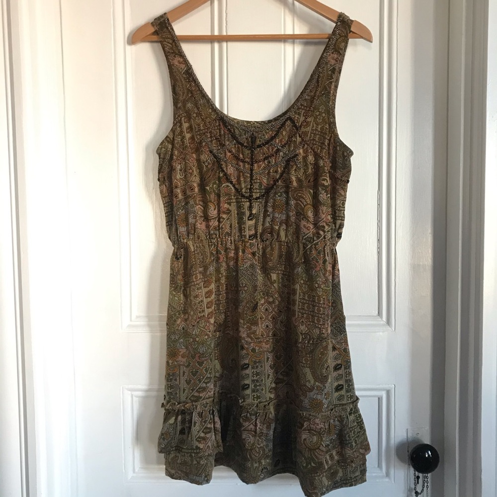 Ecote beaded knee length dress